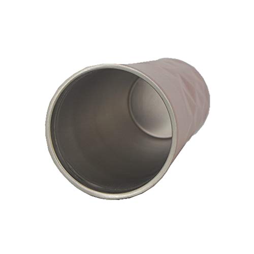 Copo Térmico em Aço Inox para Café Chá Leite - 450 ML Rose