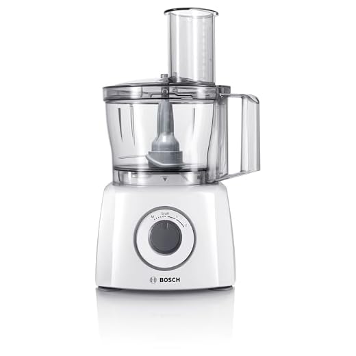 Bosch MCM3200W MultiTalent 3 - Robot da Cucina Compatto, 800W, Bianco/Grigio 375 x 220 x 260mm