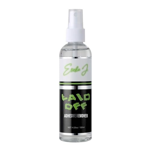 Ericka J. Large Laid Off Adhesive Remover - Fast and Gentle Lace Wig Glue & Tape-in Extension Remover, Safe for Skin and Hair, No Sticky Residue