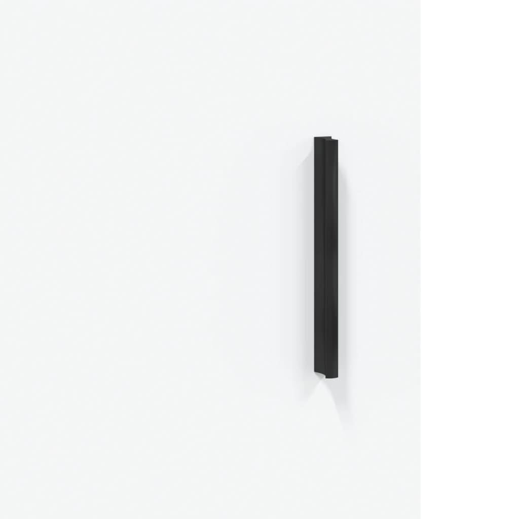 vidaXL Armario de Pared Madera de ingeniería Blanco 69,5x34x90 cm, Armario, Armario Colgante, Armario Auxiliar, Armario de almacenaje