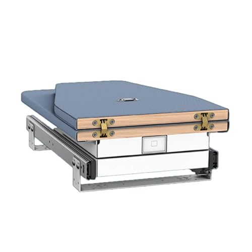 Tabla de planchar extraíble – Montada en cajón y giratoria 180° con cubierta resistente al calor, soporta hasta 20 kg para un fácil planchado de ropa y camisas