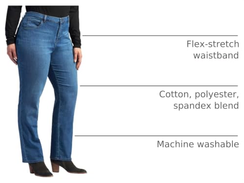 Image of Lee Women's Plus Size Relaxed Fit Straight Leg Jean