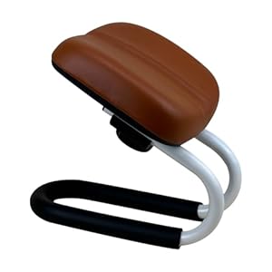 Meditation Bench, Metal Frame Yoga Stool Adjustable Height, Portable Meditation Stool with Cushion, Non-slip Prayer Kneeler Chair for Yoga or Sitting