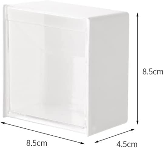 Amazon.co.jp: 壁掛け 収納ボックス フラップ式 壁面 収納ケース 4個