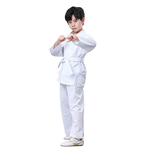 JUST YEARN Karate Gi for Kids & Adults Lightweight Students Karate Uniform Sets with Belt for Martial Arts trainning