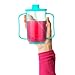 Sliner 2 Pcs Adult Sippy Cups for Elderly, 12 oz Plastic Spill Proof Cups with 2 Handles Straw and Lid for Adults Hospital Disabled Dysphagia Patients (Blue)