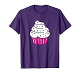 Cupcake Fun Food White Frosting T-Shirt