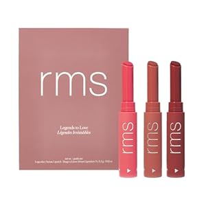 RMS Beauty Legends to Love Kit – Lipstick Set, Lip Tint Makeup Gift Set, Lip Color Gift Ideas, Lip Stain Make Up Kit Beauty Gifts for Teens & Women
