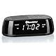 Roadstar CLR-2477 Radiowecker, Digitaler Radio PLL-FM, Zwei Weckzeiten und Schlaf Timer, USB-Anschluss, 20 Senderspeicher, LCD-Display, Schlummerfunktion, Schwarz