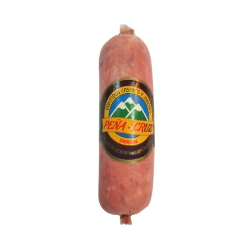 Salchichón Cocido de Serón PEÑA CRUZ 200 g - Elaboración Tradicional con Productos de Almería - Envío Refrigerado (3 PIEZAS)