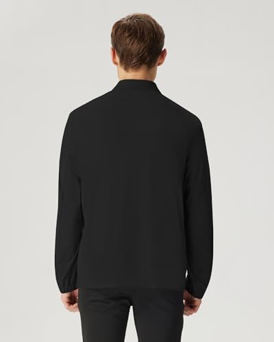 Locachy Men's Casual Lapel Air-Conditioned Room Jacket Full Zip Lightweight Summer Sun Protection Outerwear2