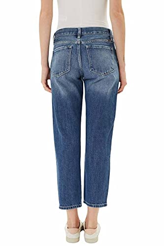 Kancan Women's Mid Rise Distressed Boyfriend Jeans - KC86434