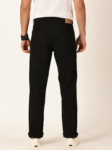 Image of Thomas Scott Men Mid Rise Clean Look Relaxed Fit Jeans