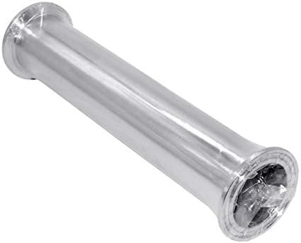 Beduan Sanitary Tri Clamp Tube, 4" Length Spool Tube Stainless Steel Seamless Round Tubing with 1.5 inch Tri Clamp 50.5mm Ferrule Flange