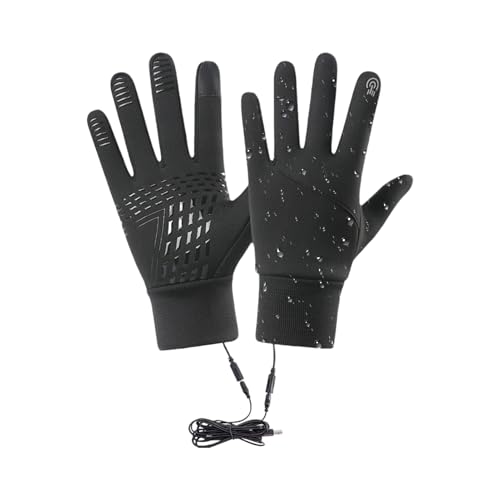 Hiemible Guantes Calefactables - Manoplas Térmicas Impermeables para Calentar Manos | Mitones Impermeables para Adultos y Mayores en Conducción Ciclismo Senderismo Camping Mensajería