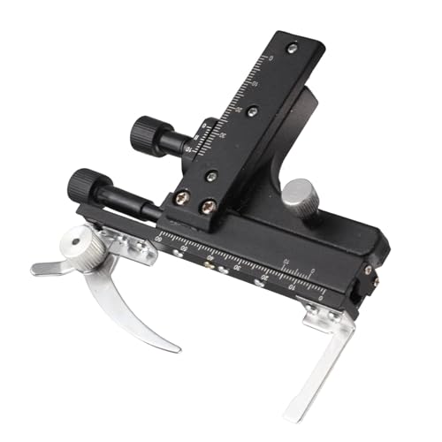 Professioneller Aufsteckbarer Mechanischer Mikroskop-Beweglicher Tisch, Mikroskopzubehör X-Y-Beweglicher Tisch-Messschieber mit Skala für Mikroskop