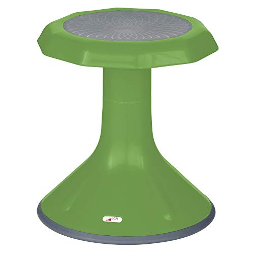 Image of ECR4Kids ACE Active Core Engagement Wobble Stool, 15-Inch Seat Height, Flexible Seating, Grassy Green