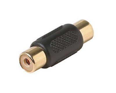 Valley Female to Female Gold RCA Coupler Joiner Adapter Pack of 10
