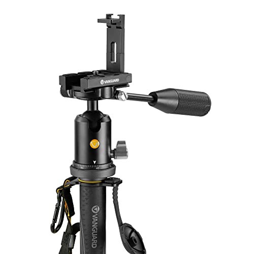 Vanguard Veo2Sam-234Tbp50T Monopod With Tri-Stand Feet And Veo Bp-50T Ball Head With Built-In Smartphone Holder #TOP2