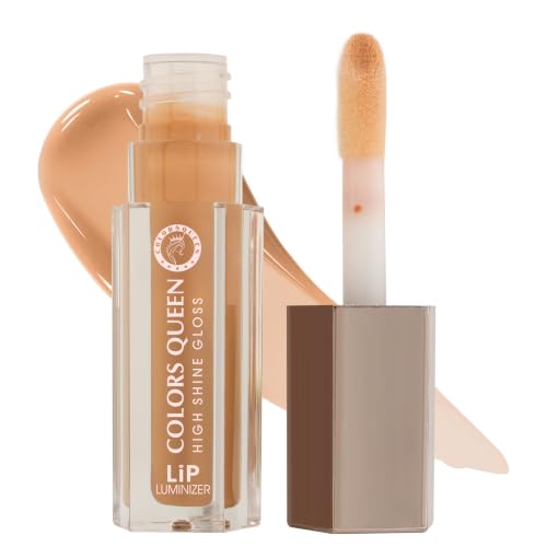 Image of Colors Queen Lip Luminizer Lip Gloss for Women | Hydrating & Glass Shine Finish | Highly Pigmented, Lightweight & Non-Sticky Formula | One Stroke Application | Long Lasting Lip Gloss Infused with Shea Butter (14 - Gloss Boss, 9ml)