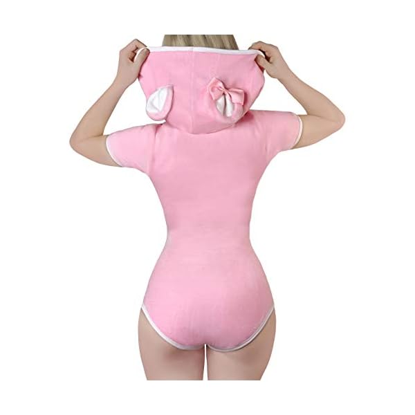 Littleforbig-Cotton-Onesie-Pajamas-Bodysuit--Teddy-Bear-Onesie-Pink Littleforbig Cotton Onesie Pajamas Bodysuit – Teddy Bear Onesie Pink XS