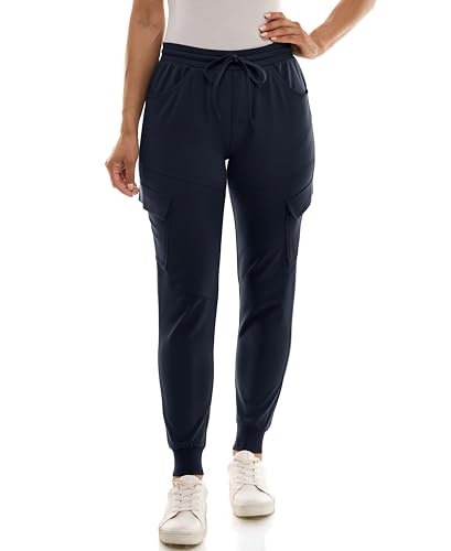 Zac & Rachel Women's Brushed Dty Jogger with Cargo Pcoket and Sectional Leg Detail4