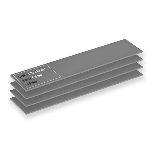 ARCTIC TP-4 Wärmeleitpad: Premium Performance Thermal Pad 4 Stück 120x20x0 5 mm (stapelbar bis 2 0 mm ohne Leistungsverlust) Hohe Leistung sehr weich Gap-Filler Überbrückung von Unebenheiten