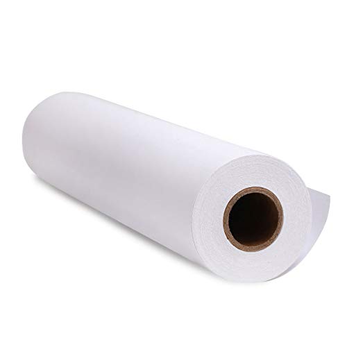 Image of MMWILLCARE White Paper roll 24 Inch X 20 Meter Paper (100 GSM) - Perfect for Wall Art, Painting Paper, Drawing Paper, Paper Roll for Kids Easel & Wrapping Paper. (24 Inch X 20 Meter)