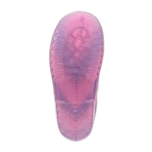 Shoe Zone - Girls Pink Rainbow Welly - Size 6 Child UK - Pink - Image 8