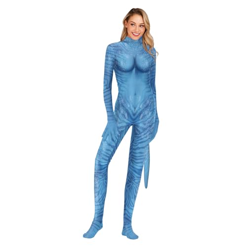 Combinaison Neytiri Omaticaya haut de gamme pour cosplay Halloween