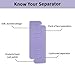 Nykaa Naturals Foot Care Kit - 4 in 1 Foot Pedicure Tool - Cushioned Toe Separator - Nail Clipper for Trimming Nails - Feet Scrubber - Lavender - 3 pc