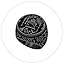 c: Round Masonic Ring-Black