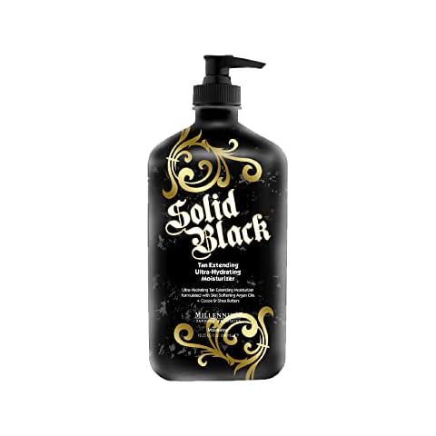 Millennium Tanning Solid Black Tan Extender Lotion - Hydrating After Sun Lotion, 18.25 Ounces Cover