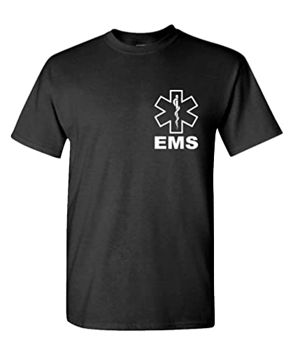 The Goozler v2 EMS - Emergency Medical Services - Mens Cotton T-Shirt, 4XL, Black