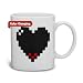Kikkerland Pixel Heart Morphing Mug