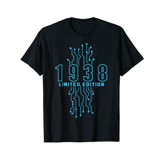 Cumpleaños 1938 Edición limitada Regalo Usado Gaming Vintage Camiseta