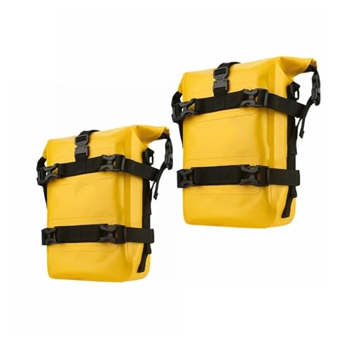 Sac d'outils moto étanche pour barres de sécurité NC750X et CB500X en jaune L