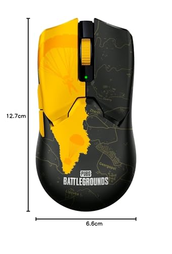 Viper V2 Pro - Mouse da Gioco Wireless E-Sport Ultraleggero da 58g (Sensore da 30K DPI, Wireless HyperSpeed, Interruttori per mouse Ottico Gen-3, Opzioni 5 DPI) PUBG Edition - Mouse gaming - Immagine 6