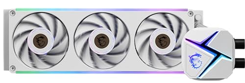 MSI MAG CORELIQUID C360 V2 �z���C�g - AIO ARGB CPU ���L�b�h�N�[���[ - 397mm ���W�G�[�^�[ - LGA 1700�Ή� - �g���v��120mm ARGB PWM�t�@���A�z���C�g