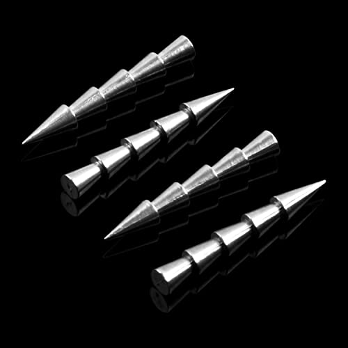 Shaddock Fishing Tungsten Nail Weights, 15Pcs Wacky Worm Weight Insert Pencil Sinker Weight For Bass, Carolina Rig, Texas Rig, Punch Rigs (3/64 Oz) #TOP7