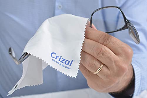 Crizal Lens Cleaning Cloth 8 Pack Wipes Micro Fiber Cleaning Cloth in Own Carry Case. for Crizal Ant