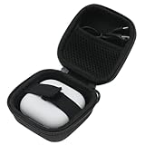 ZoraYorce Funda de transporte para auriculares EVA, resistente a los golpes, funda protectora resistente a los arañazos con bolsillo de malla y mosquetón para auriculares Shokz OpenFit Air Wireless BT