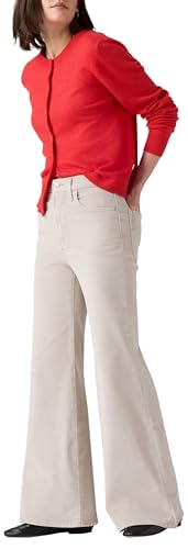 Levi's Para Mujer. A7503-0037 Jeans De Pana Ribcage Bell Beige (28/30), Casual, AlgodóN, Denim - 5