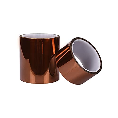 Lysee 3D Printer Parts & Accessories - 3D Printer Parts Heat Tape Resistant High Temperature 50/100/200mm Polyimide Adhesive Tape for RepRap 3D Printer - (Size: 200mm)