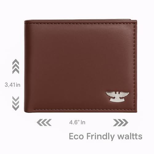 Image of Pu Bifold Black and Brown Wallets Combo for Men and Boys Best for Office and Casual Look Pack of 2 Purse Pocket