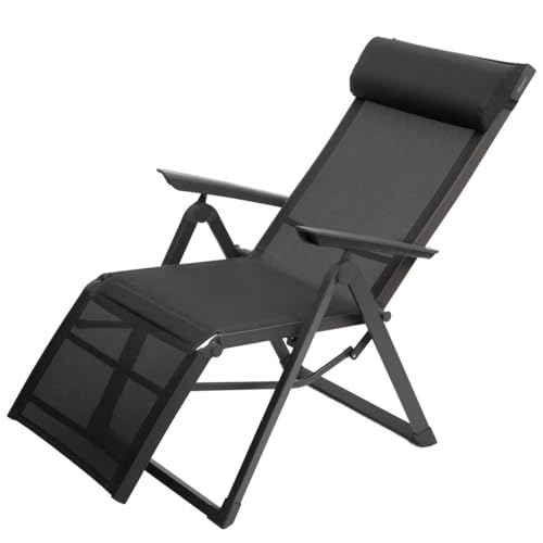 Hespéride - Fauteuil de Jardin Inclinable Decima Anthracite et Graphite - 3,6 X 3 m - Aluminium - Mobilier d'Extérieur pour Terrasse Balcon Patio