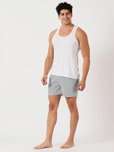 Image of Thomas Scott Men's | Cricket Club | Regular Fit | 100% Cotton | Casual | Woven | Boxer | Shorts | Pack of 3