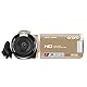 ORDRO Full HD 1080P 30MP Camcorder 18-facher Digitalzoom IR-Nachtsicht YouTube-Videokamera 3,0 Zoll 270° drehbarer Bildschirm mit 16 GB Karte und 2 Akkus Vlogging-Kamera (Gold)