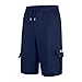 Bermuda Shorts for Men Cargo Casual Lounge Elastic Waist Hiking Pants Outdoor Fashion Drawstring Knee Length Running Camping Golf Sweat Shorts with Pockets Trendy Comfy Mens Slacks Navy S
