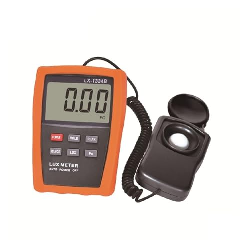 Probador brillo digital LX1334B para solucionar problemas de iluminancia y falta de luz en salas